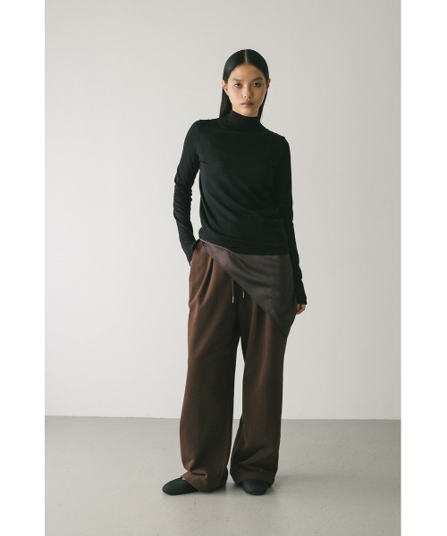 STYLEMIXER(スタイルミキサー)の「バックストリングウォッシャブルニット(ニット/セーター・レディース・レッド/アイボリー/ブラック/ベージュ・FREE)」の6枚目の写真