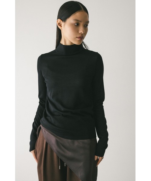 STYLEMIXER(スタイルミキサー)の「バックストリングウォッシャブルニット(ニット/セーター・レディース・レッド/アイボリー/ブラック/ベージュ・FREE)」の7枚目の写真