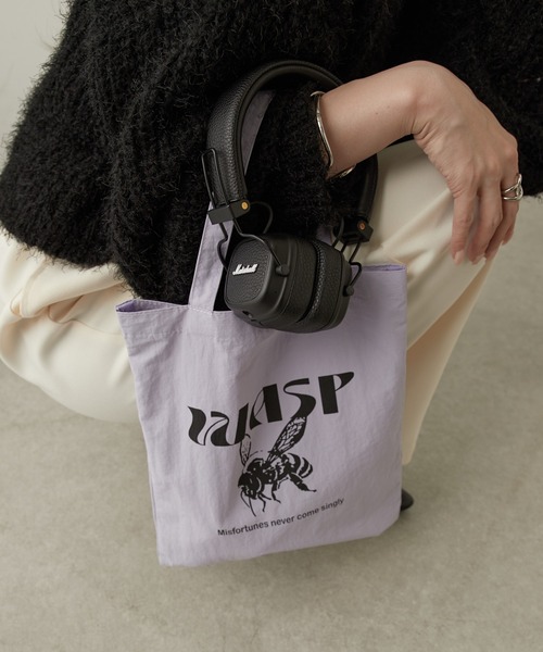 COLONY 2139（コロニートゥーワンスリーナイン）の「ナイロンショートハンドルミニトートバッグ（トートバッグ・レディース・パープル/シルバー/レッド/ピンク・FREE）」の2枚目の写真