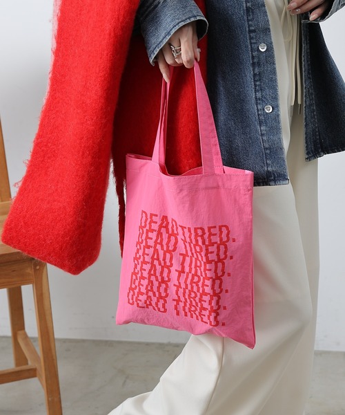 COLONY 2139（コロニートゥーワンスリーナイン）の「ナイロンショートハンドルミニトートバッグ（トートバッグ・レディース・パープル/シルバー/レッド/ピンク・FREE）」の3枚目の写真