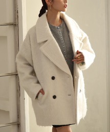 冬新作 シーズンムード高まるコクーンシルエットシャギーコート レディース ファッション アウター コート シャギー コクーン 長袖 ダブル シンプル ジャケット 30代 40代 50代 60代 アラモード alamode otona 大人 cawaii 可愛い 洋服 かわいい服 aldt-021f1041 コクーンコート 冬」に該当するレディースファッション通販 - ZOZOTOWN