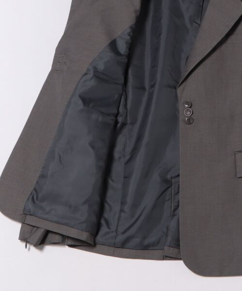 CIEL'AIR(シエルエアー)の「SLIT JACKET(スリットジャケット)(テーラードジャケット・レディース・ブラウン/グレー・MEDIUM)」の15枚目の写真