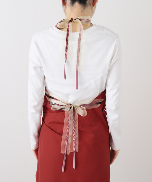 PONTI(ポンティ)の「PONTI CHECKERD PATERN EMBROIDERY DRESS PO2R008:ワンピース(ワンピース・レディース・レッド・SMALL)」の7枚目の写真