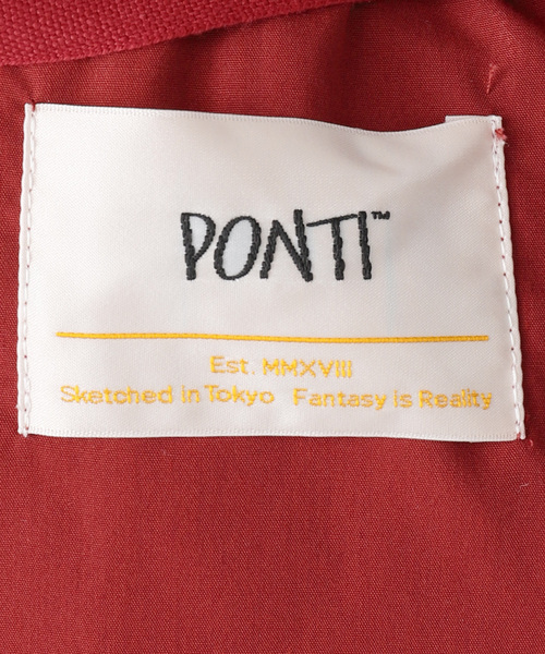 PONTI(ポンティ)の「PONTI CHECKERD PATERN EMBROIDERY DRESS PO2R008:ワンピース(ワンピース・レディース・レッド・SMALL)」の10枚目の写真