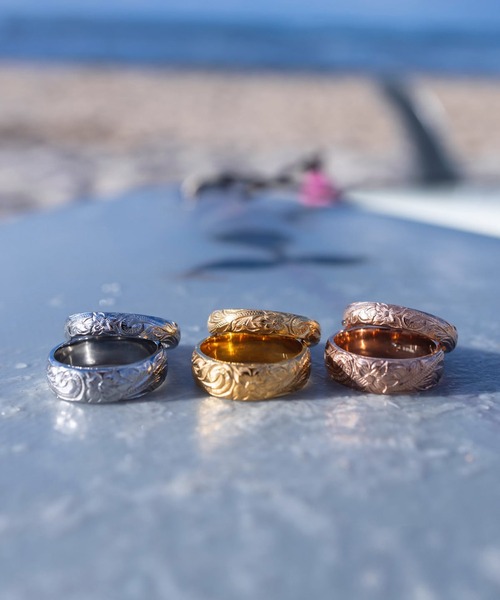 IRIEBEACH(アイリービーチ)の「Barrel ring 4mm/【ハワイアンジュエリー】【サージカルステンレス】【金属アレルギー対応】【IRIEBEACH / アイリービーチ】つけっぱなしOK(リング・レディース・ゴールド/シルバー/ピンク・7号/21号/19号/17号/15号/13号/11号/9号)」の7枚目の写真