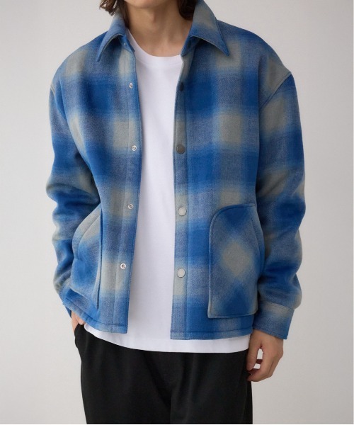 アズールバイマウジー（AZUL BY MOUSSY）/裏ボアCPOシャツブルゾン セール】裏ボアCPOシャツブルゾン（ブルゾン）｜AZUL BY MOUSSY