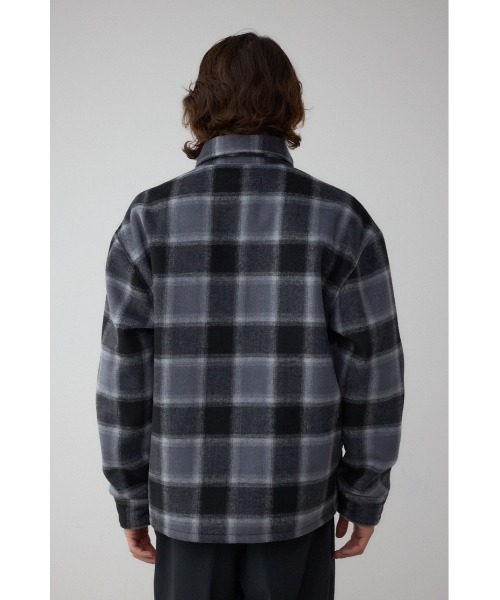 AZUL by moussy（アズールバイマウジー）の「裏ボアCPOシャツブルゾン（ブルゾン・メンズ・ブルー系その他/ブラック系その他/オレンジ系その他・MEDIUM/LARGE）」の9枚目の写真