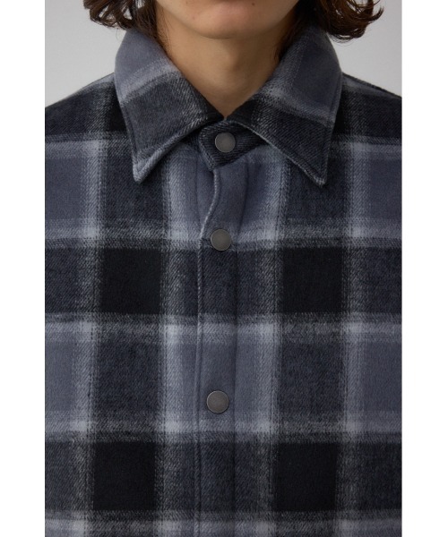 AZUL by moussy（アズールバイマウジー）の「裏ボアCPOシャツブルゾン（ブルゾン・メンズ・ブルー系その他/ブラック系その他/オレンジ系その他・MEDIUM/LARGE）」の10枚目の写真