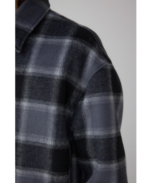 AZUL by moussy（アズールバイマウジー）の「裏ボアCPOシャツブルゾン（ブルゾン・メンズ・ブルー系その他/ブラック系その他/オレンジ系その他・MEDIUM/LARGE）」の11枚目の写真