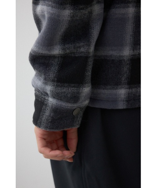 AZUL by moussy（アズールバイマウジー）の「裏ボアCPOシャツブルゾン（ブルゾン・メンズ・ブルー系その他/ブラック系その他/オレンジ系その他・MEDIUM/LARGE）」の12枚目の写真