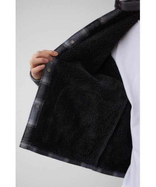 AZUL by moussy（アズールバイマウジー）の「裏ボアCPOシャツブルゾン（ブルゾン・メンズ・ブルー系その他/ブラック系その他/オレンジ系その他・MEDIUM/LARGE）」の15枚目の写真