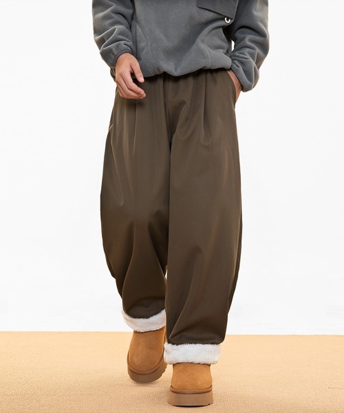 JOHNNY WOLF(ジョニーウルフ)の「ODR ウォームボア バレルレッグ ワンタック ワイド スラックス(その他パンツ・メンズ・ブラック/モカ/オフホワイト/カーキ・L/M/S)」の17枚目の写真