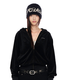 AAKAM（アーカム）の「Fuzzy Beanie (Black)（ニットキャップ/ビーニー）」