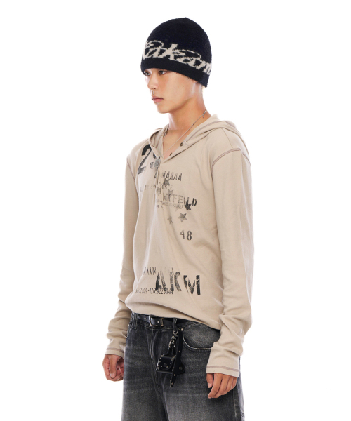 AAKAM(アーカム)の「Fuzzy Beanie (Black)(ニットキャップ/ビーニー・レディース・ブラック・FREE)」の4枚目の写真
