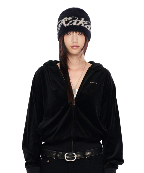 AAKAM(アーカム)の「Fuzzy Beanie (Black)(ニットキャップ/ビーニー・レディース・ブラック・FREE)」の9枚目の写真