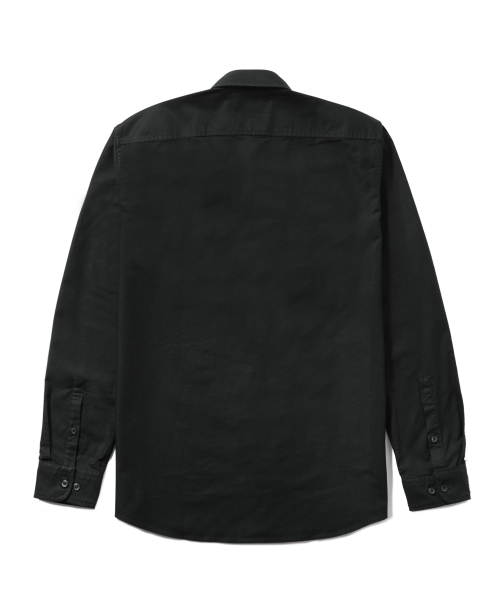 MUSINSA STANDARD（ムシンサスタンダード）の「ベーシックオックスフォードシャツ[ブラック]（シャツ/ブラウス・メンズ・その他・LARGE/X-LARGE/XX-LARGE/XXX-LARGE/SMALL/MEDIUM）」の2枚目の写真
