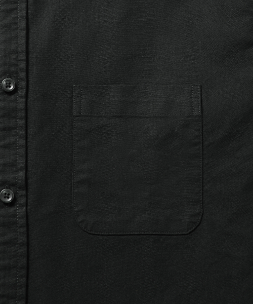 MUSINSA STANDARD（ムシンサスタンダード）の「ベーシックオックスフォードシャツ[ブラック]（シャツ/ブラウス・メンズ・その他・LARGE/X-LARGE/XX-LARGE/XXX-LARGE/SMALL/MEDIUM）」の6枚目の写真