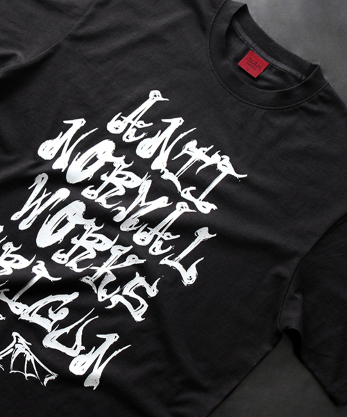CRIGUN(クリガン)の「アンチノーマルクリグン セミオーバーフィット半袖Tシャツ BLACK(Tシャツ/カットソー・レディース・ブラック・XX-LARGE/SMALL/MEDIUM/LARGE/X-LARGE)」の6枚目の写真