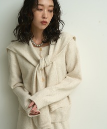 【3点セット】Stole knit setup / ストール付きニットセットアップ