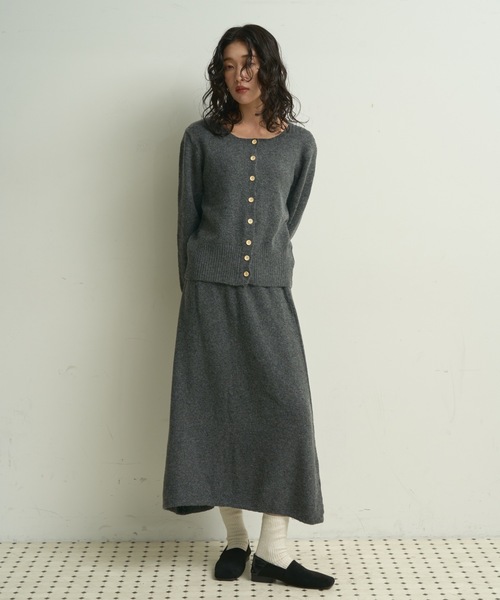 3点セット】Stole knit setup / ストール付きニットセットアップ