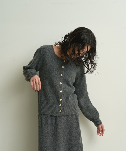 3点セット】Stole knit setup / ストール付きニットセットアップ