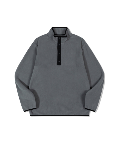 MOAA（モア）の「Half-Button Fleece Pullover (GRAY)（その他アウター・レディース・その他・SMALL/MEDIUM）」の2枚目の写真