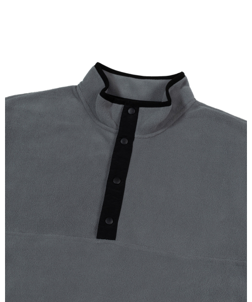 MOAA（モア）の「Half-Button Fleece Pullover (GRAY)（その他アウター・レディース・その他・SMALL/MEDIUM）」の4枚目の写真