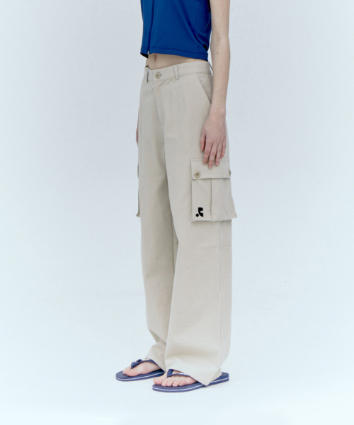 Rest&Recreation（レストアンドレクリエーション）の「COTTON CARGO PANTS_BEIGE（その他パンツ・レディース・その他・SMALL/MEDIUM）」の2枚目の写真
