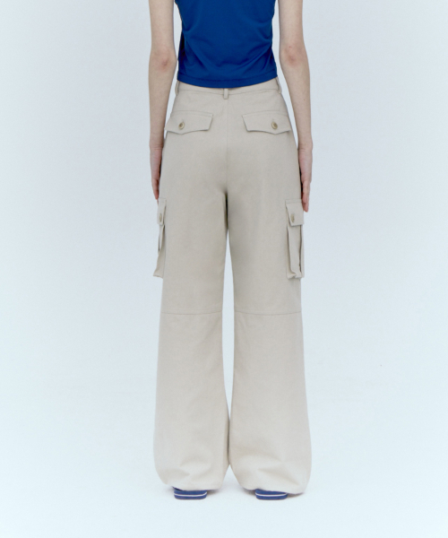 Rest&Recreation（レストアンドレクリエーション）の「COTTON CARGO PANTS_BEIGE（その他パンツ・レディース・その他・SMALL/MEDIUM）」の3枚目の写真