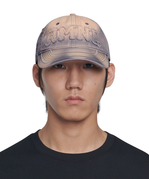 NOMANUAL(NOMANUAL)の「NMNL PATCHED BALL CAP - WASHED GRAY(キャップ・レディース・その他・FREE)」の3枚目の写真