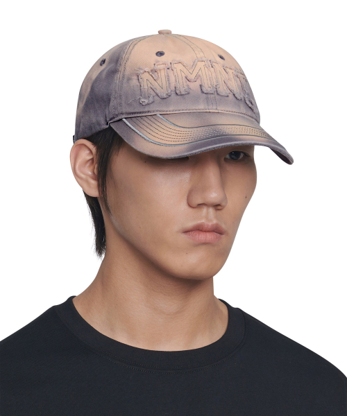 NOMANUAL(NOMANUAL)の「NMNL PATCHED BALL CAP - WASHED GRAY(キャップ・レディース・その他・FREE)」の4枚目の写真
