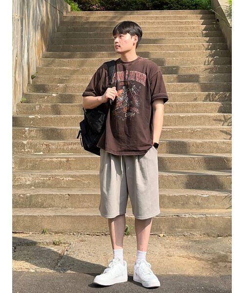 XERO（ゼロ）の「Deep One Tuck Sweat Shorts [Light Khaki]（その他パンツ・メンズ・その他・LARGE/MEDIUM/SMALL）」の8枚目の写真
