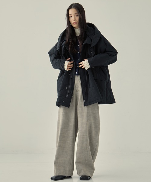 VACHEMENT/ヴァシュモン】リサイクル60/40クロスキルティング モッズ