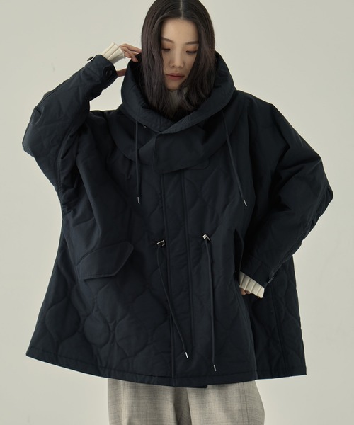 VACHEMENT/ヴァシュモン】リサイクル60/40クロスキルティング モッズ