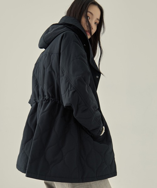 VACHEMENT/ヴァシュモン】リサイクル60/40クロスキルティング モッズ