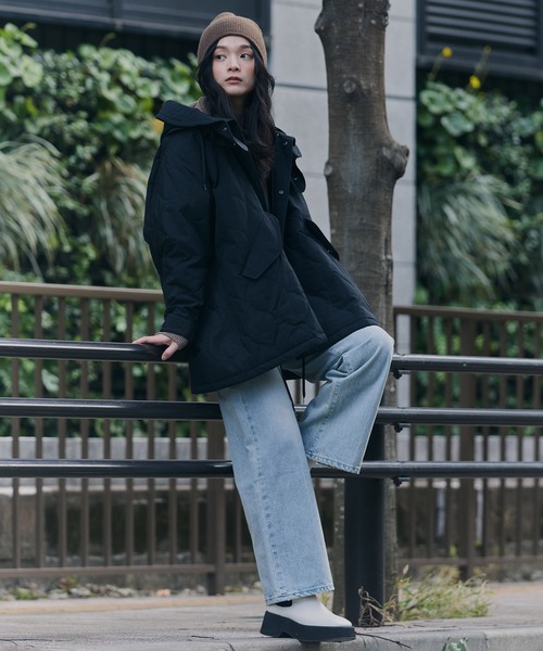 VACHEMENT/ヴァシュモン】リサイクル60/40クロスキルティング モッズ