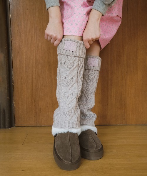 DIAMOND CABLE LEG WARMERS（レッグウォーマー）｜ROCKFISH
