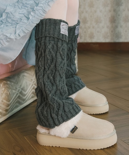 DIAMOND CABLE LEG WARMERS（レッグウォーマー）｜ROCKFISH