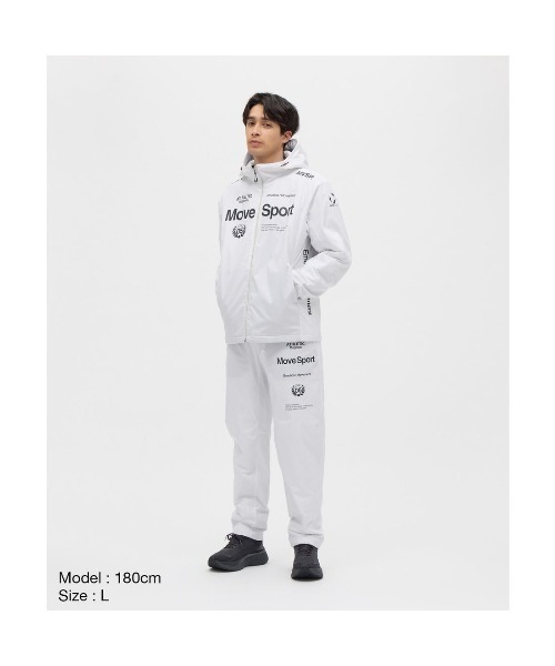 DESCENTE（デサント）の「デサント  【ACTIVE SUITS】THERMO オーセンティック フーディー（その他アウター・メンズ・ネイビー/ホワイト・M/L/LL/3L）」の7枚目の写真