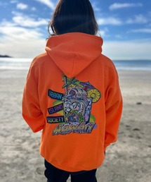 【URBAN ISLAND SOCIETY/アーバンアイランドソサエティ】UIS MAITAI HOODIE/パーカー プルオーバー スウェット ハワイアン トロピカル グラフィック