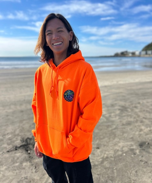 URBAN ISLAND SOCIETY(アーバンアイランドソサエティ)の「【URBAN ISLAND SOCIETY/アーバンアイランドソサエティ】UIS MAITAI HOODIE/パーカー プルオーバー スウェット ハワイアン トロピカル グラフィック(パーカー・メンズ・ブラック/オレンジ/ライム・SMALL/MEDIUM/LARGE/X-LARGE)」の11枚目の写真