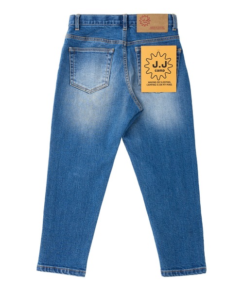 J.J camp(ジェイジェイキャンプ)の「J.J camp デニムパンツ テーパード blasted stretch denim pants(デニムパンツ・レディース・ネイビー系2/ネイビー系1・XS/S/M/L/XL/2XL)」の6枚目の写真