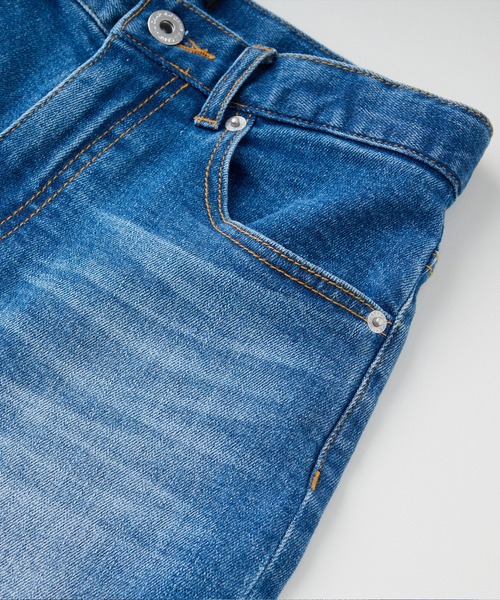 J.J camp(ジェイジェイキャンプ)の「J.J camp デニムパンツ テーパード blasted stretch denim pants(デニムパンツ・レディース・ネイビー系2/ネイビー系1・XS/S/M/L/XL/2XL)」の10枚目の写真