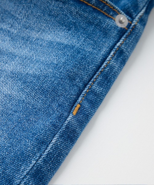J.J camp(ジェイジェイキャンプ)の「J.J camp デニムパンツ テーパード blasted stretch denim pants(デニムパンツ・レディース・ネイビー系2/ネイビー系1・XS/S/M/L/XL/2XL)」の11枚目の写真