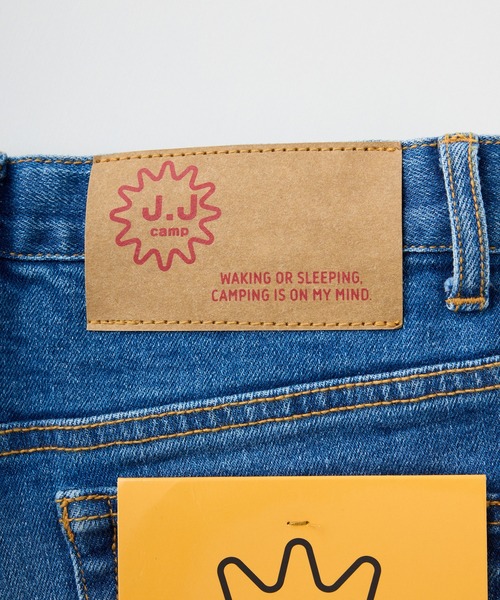 J.J camp(ジェイジェイキャンプ)の「J.J camp デニムパンツ テーパード blasted stretch denim pants(デニムパンツ・レディース・ネイビー系2/ネイビー系1・XS/S/M/L/XL/2XL)」の16枚目の写真