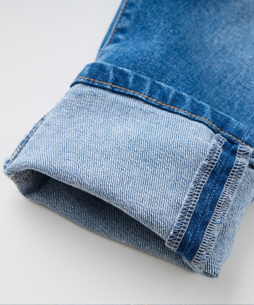 J.J camp(ジェイジェイキャンプ)の「J.J camp デニムパンツ テーパード blasted stretch denim pants(デニムパンツ・レディース・ネイビー系2/ネイビー系1・XS/S/M/L/XL/2XL)」の17枚目の写真