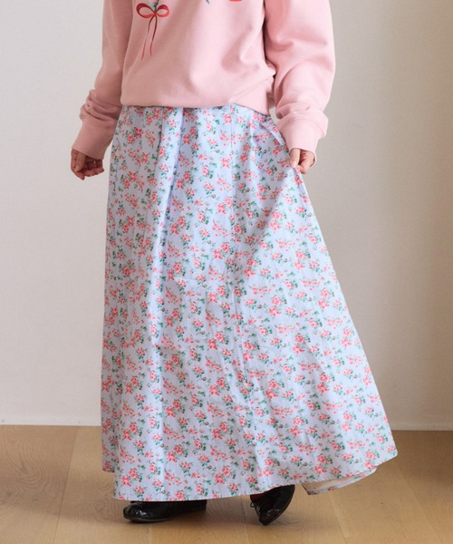 Cath Kidston(キャスキッドソン)の「ギャザースカート(スカート・レディース・サックスブルー・SMALL/MEDIUM)」の1枚目の写真
