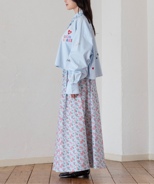 Cath Kidston(キャスキッドソン)の「ギャザースカート(スカート・レディース・サックスブルー・SMALL/MEDIUM)」の5枚目の写真