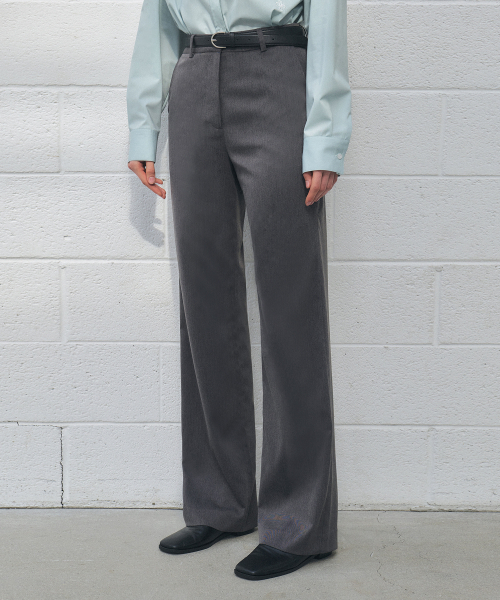 CITYBREEZE(シティブリーズ)の「ベーシックストレートスラックス_チャコール(スラックス・レディース・チャコール・MEDIUM/SMALL)」の3枚目の写真