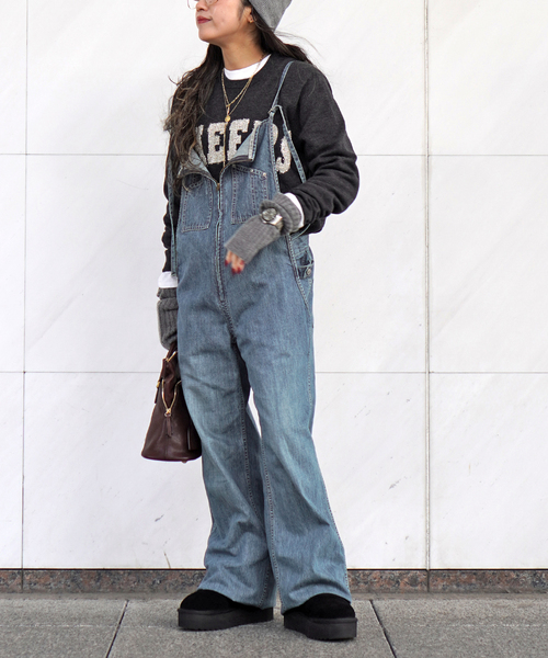Johnbull(ジョンブル)の「【JOHNBULL/ジョンブル】フレンチサロペット(サロペット/オーバーオール・レディース・ブルー・36/38)」の14枚目の写真